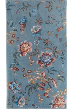 Pip Studio Badhanddoek Secret Garden 55X100Cm Blauw Hot