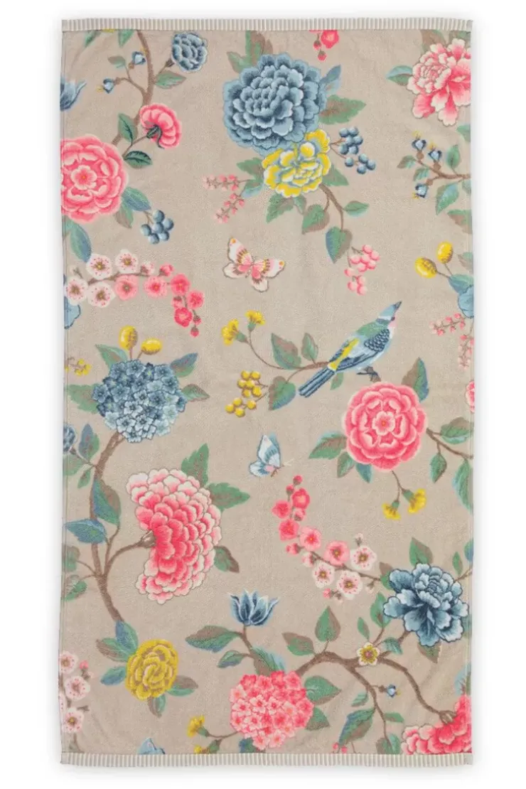 Pip Studio Badhanddoek Set/3 Good Evening 55X100 Cm Khaki Outlet