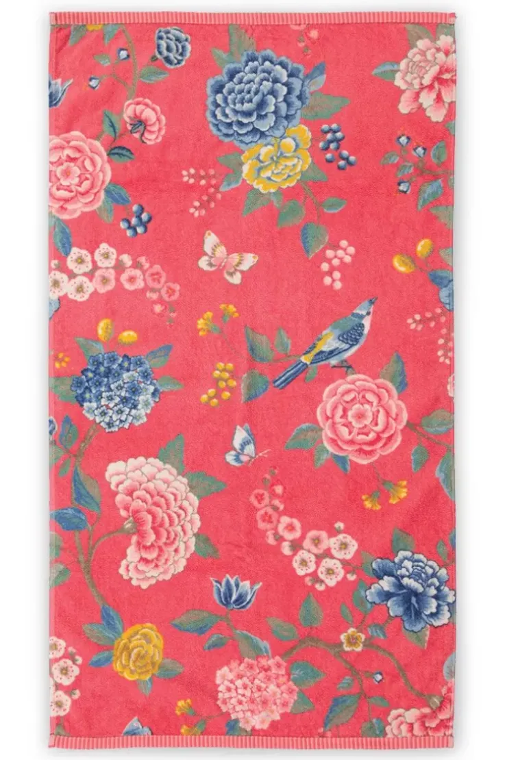 Pip Studio Badhanddoek Set/3 Good Evening 55X100 Cm Koraal Best