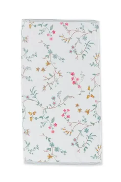 Pip Studio Badhanddoek Set/3 Les Fleurs 55X100 Cm Wit Hot