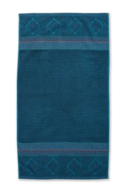 Pip Studio Badhanddoek Set/3 Soft Zellige Donker 55X100 Cm Blauw Sale