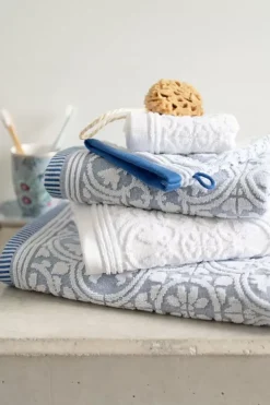 Pip Studio Badhanddoek Set/3 Tile De Pip 55X100 Cm Wit Sale