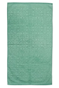 Pip Studio Badhanddoek Set/3 Tile De Pip 55X100 Cm Groen Best