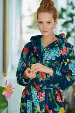 Pip Studio Badjas Good Evening Donker Blauw Discount