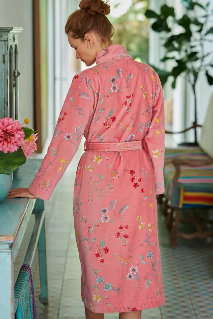 Pip Studio Badjas Les Fleurs Roze Discount