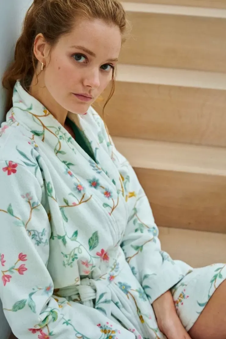 Pip Studio Badjas Les Fleurs Wit Hot