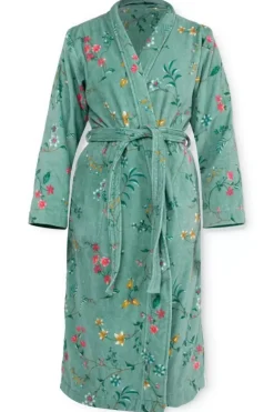 Pip Studio Badjas Les Fleurs Groen New