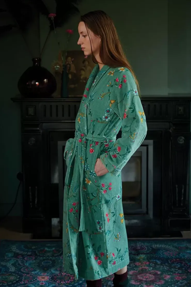 Pip Studio Badjas Les Fleurs Groen New