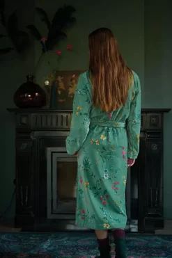 Pip Studio Badjas Les Fleurs Groen New