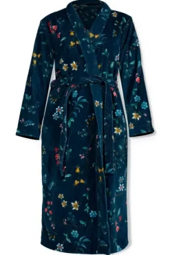 Pip Studio Badjas Les Fleurs Donker Blauw Hot