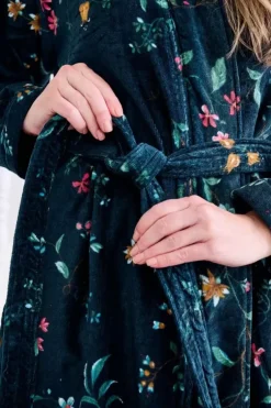 Pip Studio Badjas Les Fleurs Donker Blauw Hot