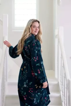 Pip Studio Badjas Les Fleurs Donker Blauw Hot