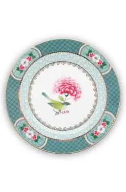 Pip Studio Blushing Birds Gebaksbord Blauw 17 Cm