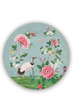 Pip Studio Blushing Birds Onderbord 32 Cm Blauw Clearance