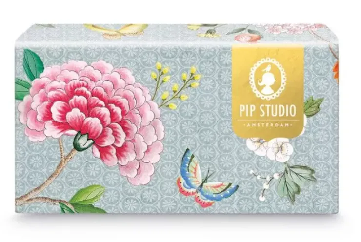 Pip Studio Blushing Birds Set/2 Mokken Klein Blauw Online