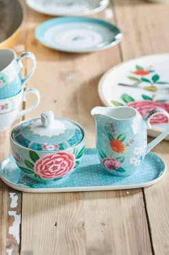 Pip Studio Blushing Birds Suiker & Melkschaal Blauw Discount