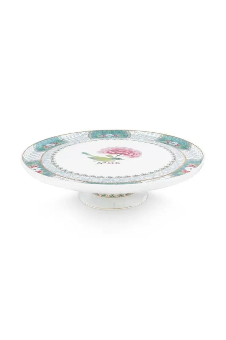 Pip Studio Blushing Birds Taartplateau Klein 21Cm Wit
