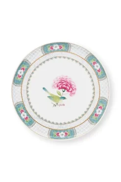 Pip Studio Blushing Birds Taartplateau Klein 21Cm Wit