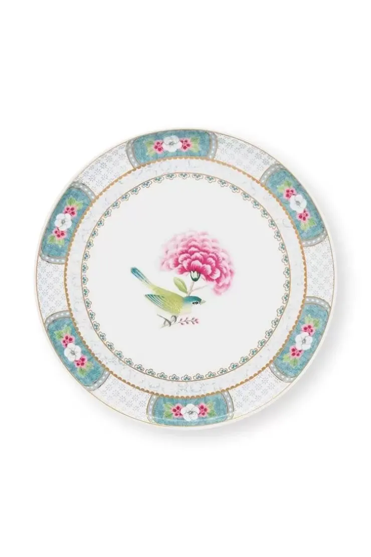 Pip Studio Blushing Birds Taartplateau Klein 21Cm Wit