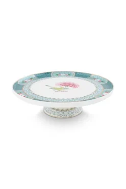 Pip Studio Blushing Birds Taartplateau Klein Blue 21Cm Blauw Discount