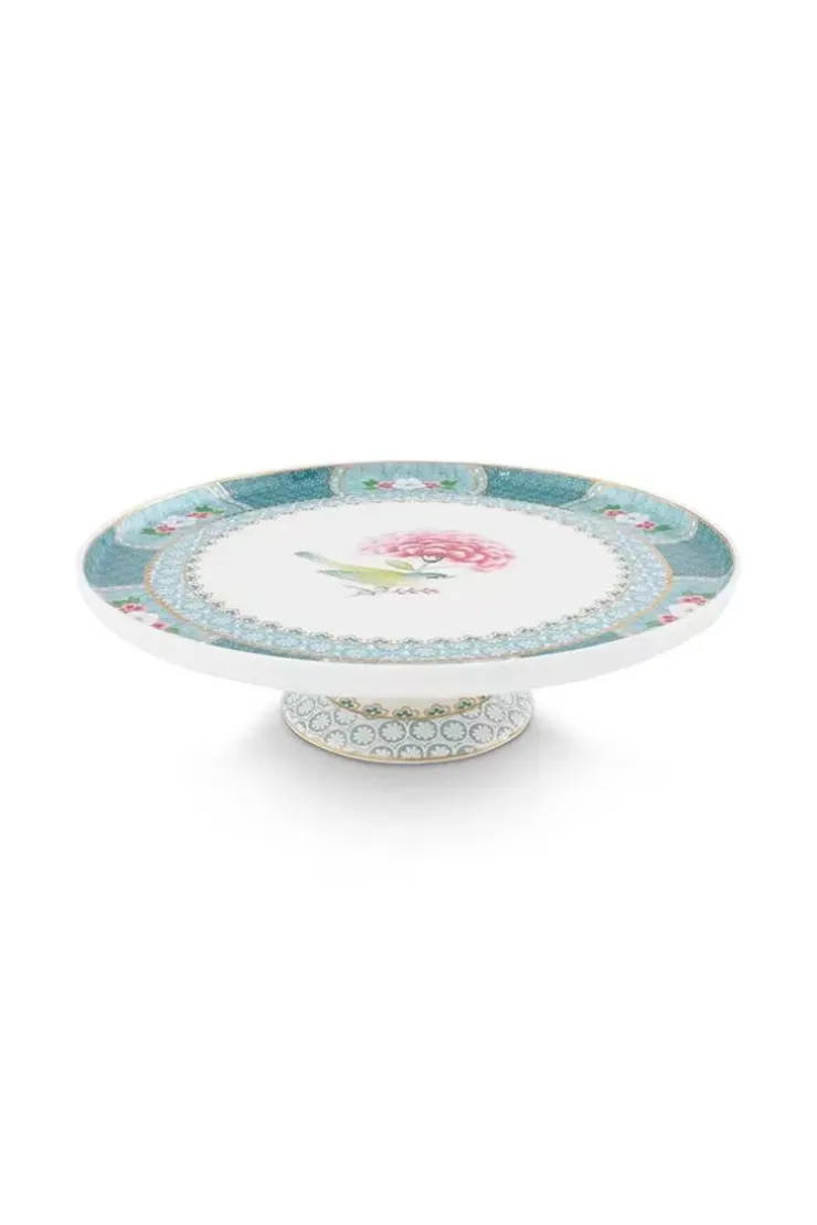 Pip Studio Blushing Birds Taartplateau Klein Blue 21Cm Blauw Discount