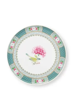 Pip Studio Blushing Birds Taartplateau Klein Blue 21Cm Blauw Discount