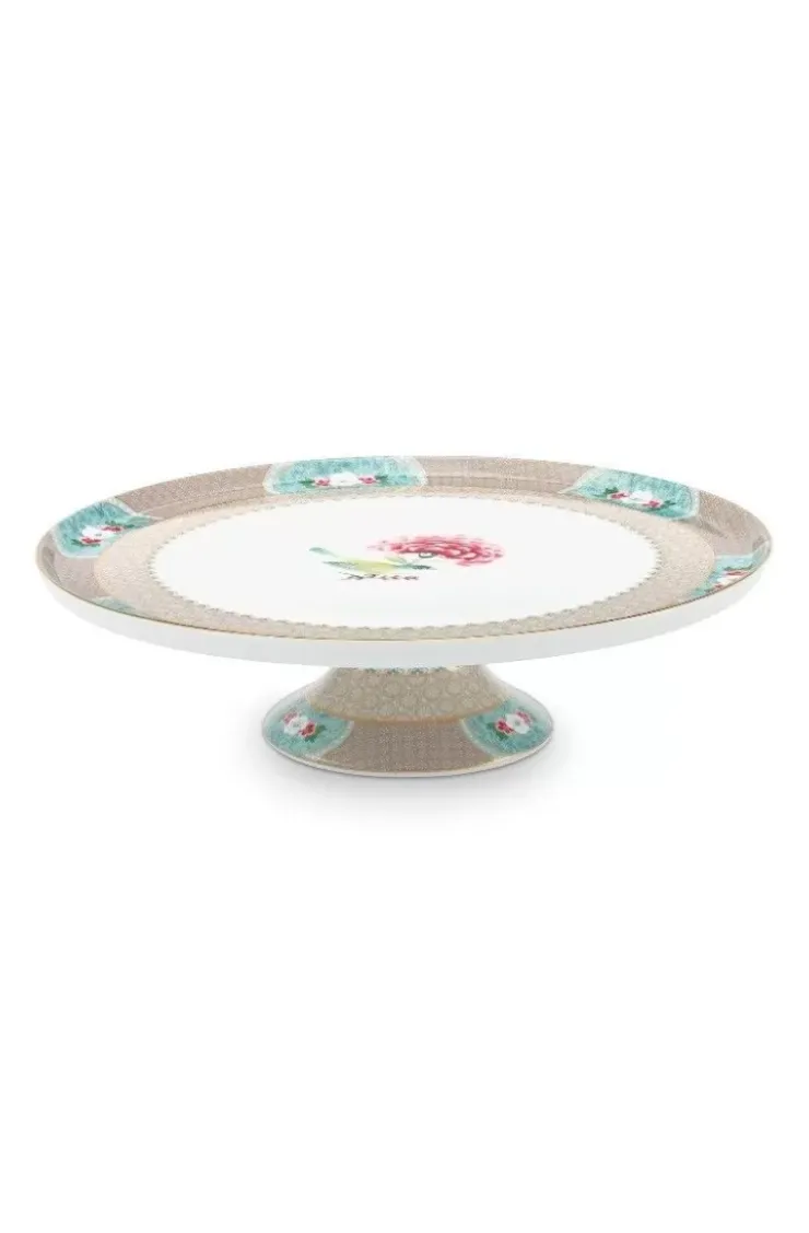 Pip Studio Blushing Birds Taartplateau Groot Khaki New