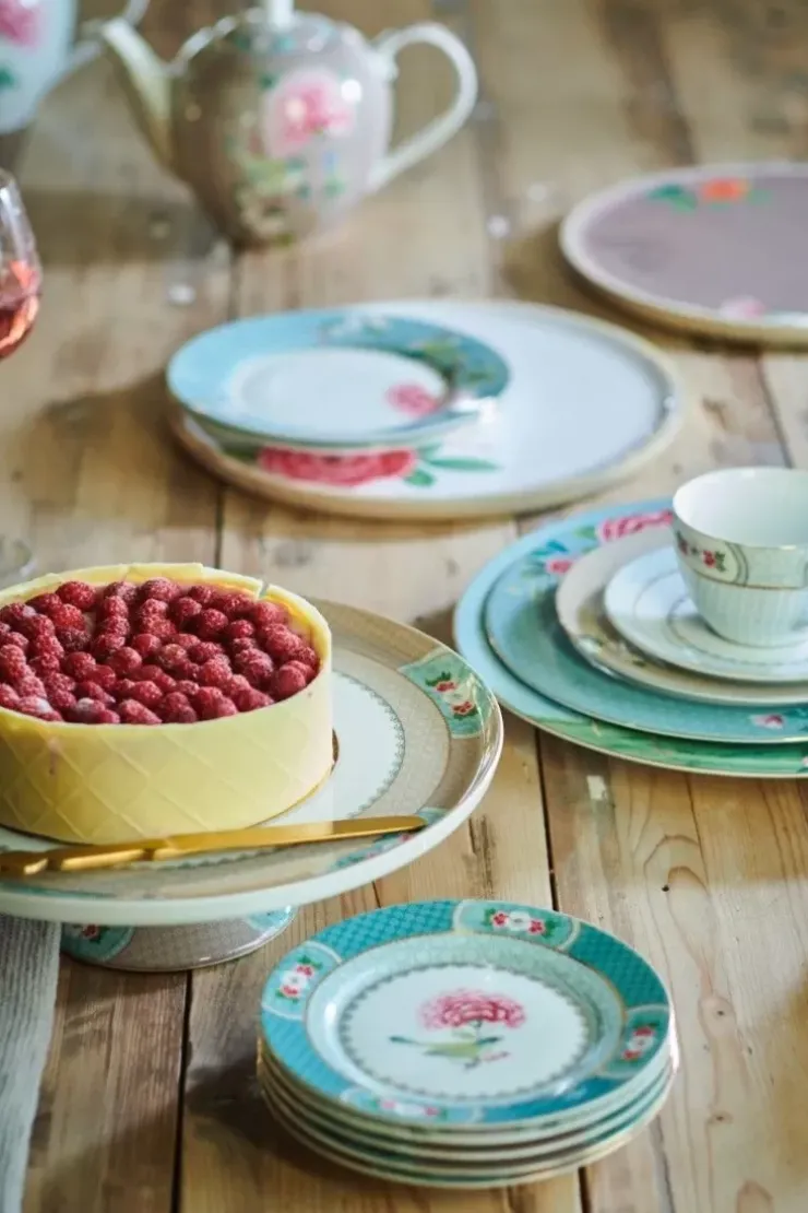 Pip Studio Blushing Birds Taartplateau Groot Khaki New