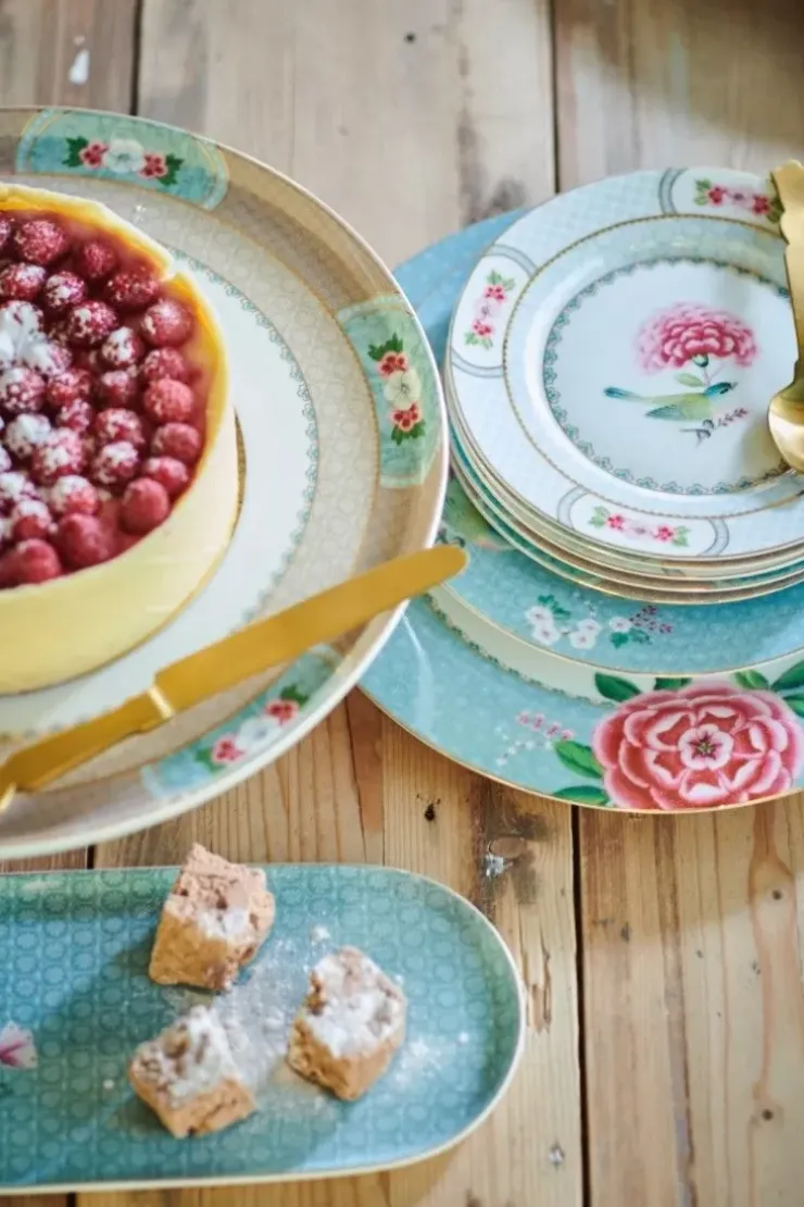 Pip Studio Blushing Birds Taartplateau Groot Khaki New