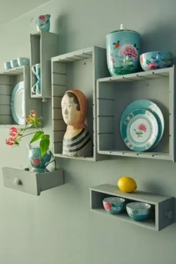 Pip Studio Blushing Birds Thee Set/4 Blauw Hot