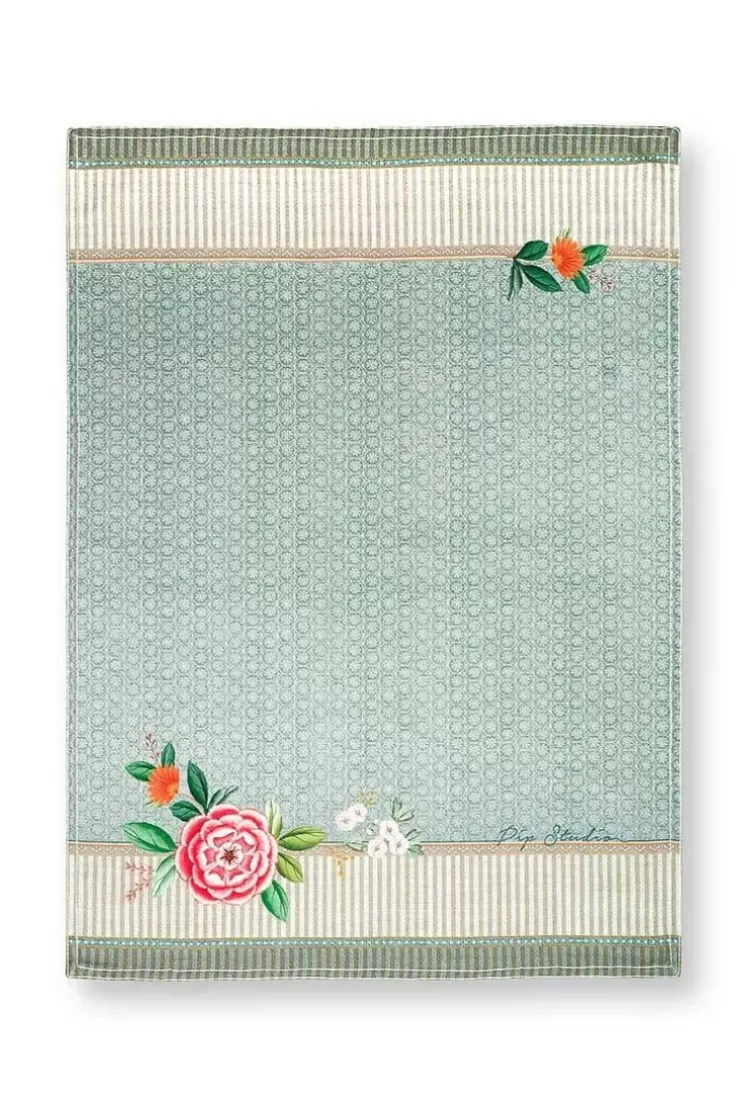 Pip Studio Blushing Birds Theedoek Blauw Best