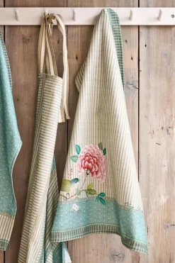 Pip Studio Blushing Birdstheedoek Khaki Clearance