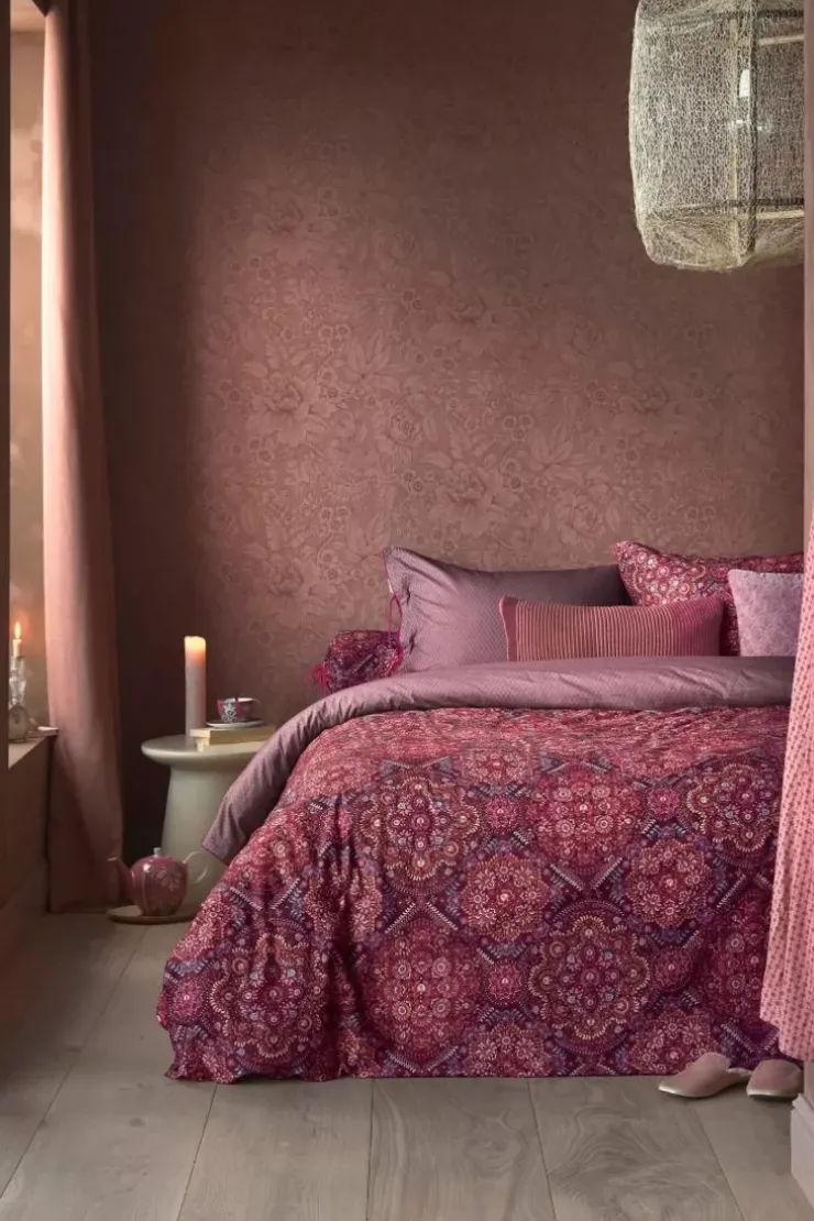 Pip Studio Dekbedovertrek Il Mosaico Donkerrood Discount