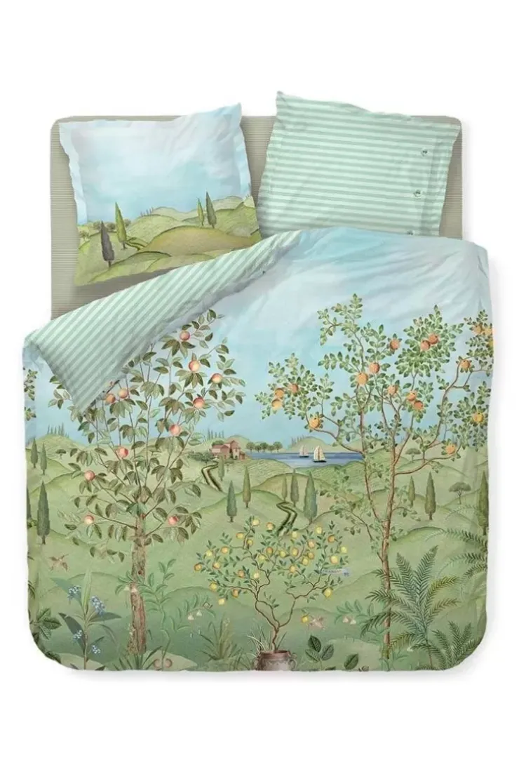 Pip Studio Dekbedovertrek La Campagna Groen New