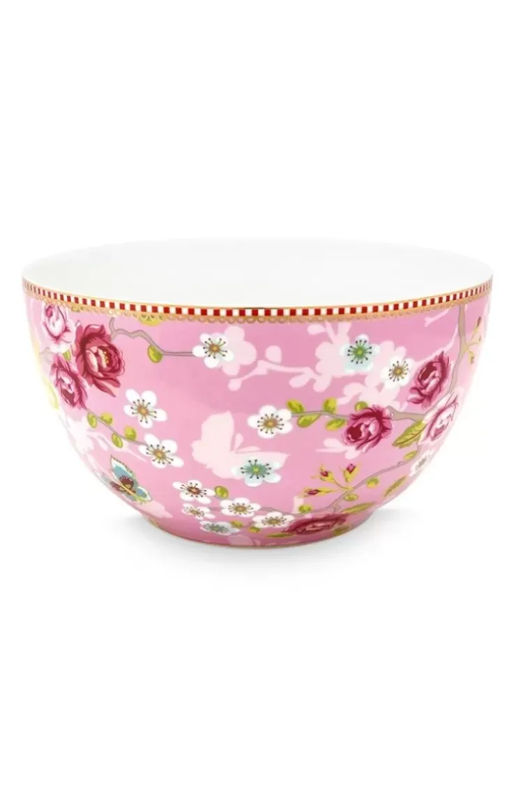 Pip Studio Early Bird Kom Chinese Rose 18 Cm Roze Clearance