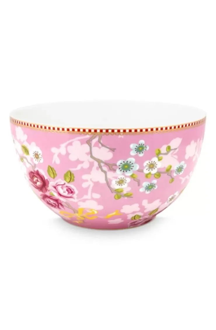 Pip Studio Early Bird Kom Chinese Rose 18 Cm Roze Clearance