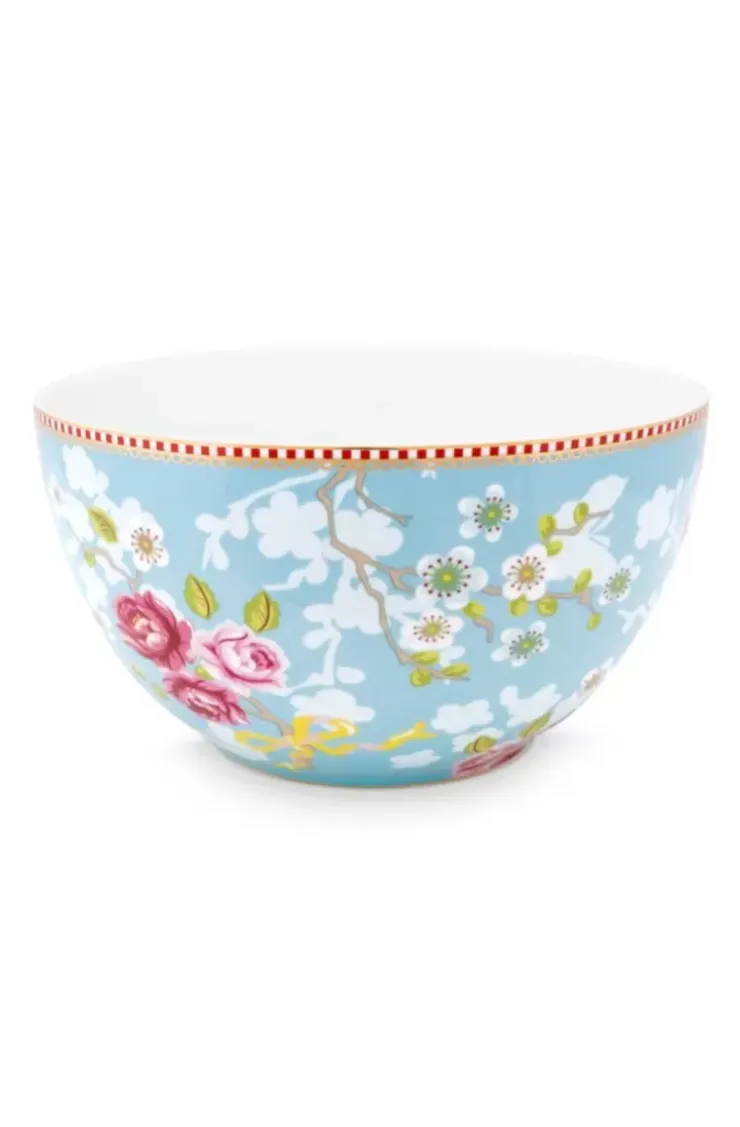 Pip Studio Early Bird Kom Chinese Rose 18 Cm Blauw