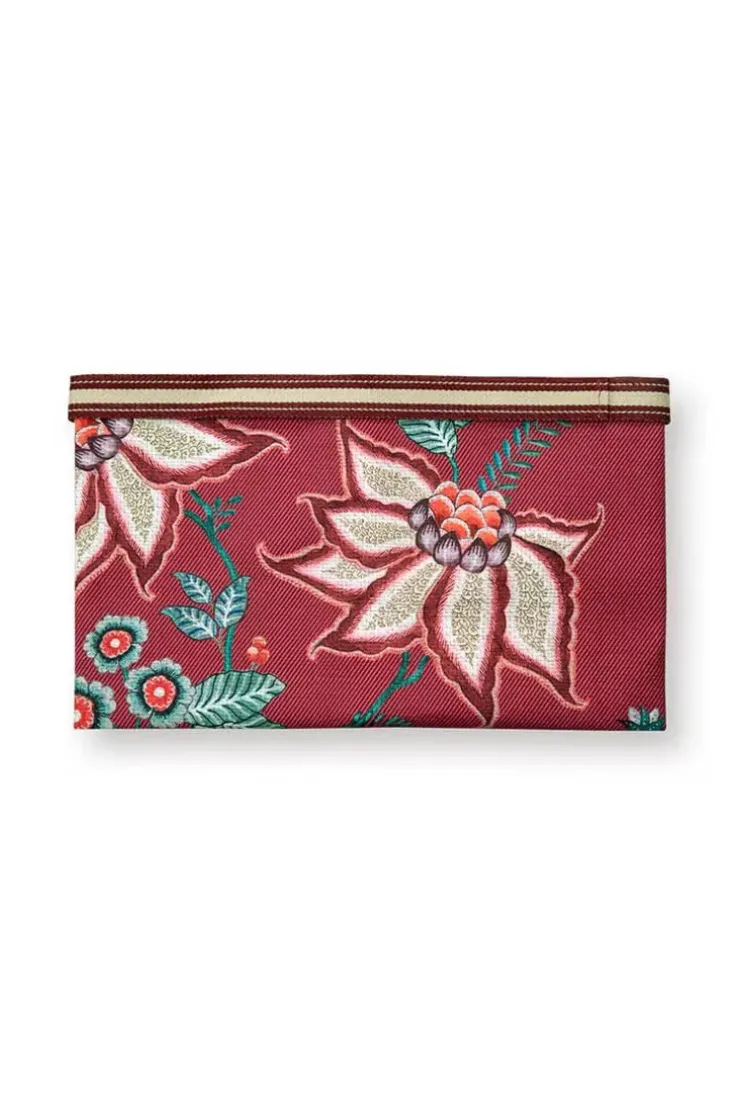 Pip Studio Flower Festival Apron Dark Pink Roze Online