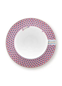 Pip Studio Flower Festival Cappuccino Kop & Schotel Lichtblauw Outlet