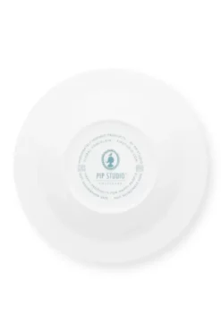 Pip Studio Flower Festival Diep Bord Licht 21.5 Cm Blauw