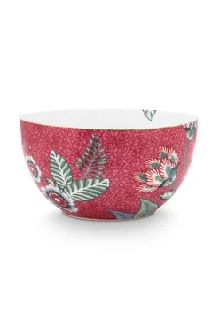 Pip Studio Flower Festival Kom Donker 12 Cm Roze