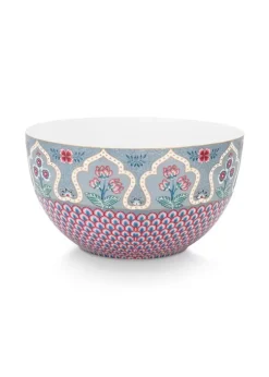 Pip Studio Flower Festival Kom Licht 18 Cm Blauw Hot