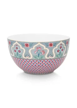 Pip Studio Flower Festival Kom Licht 18 Cm Blauw Hot