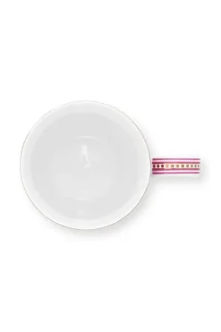 Pip Studio Flower Festival Mok Groot Deco Donker Roze New