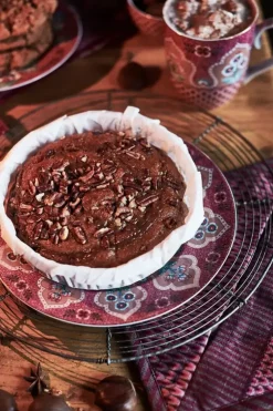 Pip Studio Flower Festival Ontbijtbord Donker 21 Cm Roze New