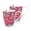 Pip Studio Flower Festival Set/2 Mokken Xl Donker Roze Outlet