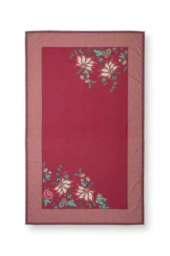 Pip Studio Flower Festival Tafelkleed Donker Roze Clearance