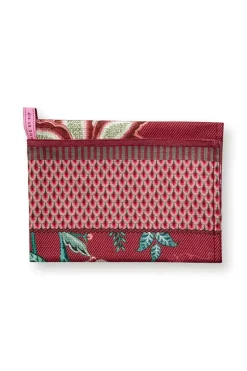 Pip Studio Flower Festival Tea Towel Dark Pink Roze Online