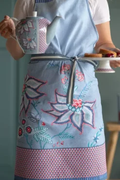 Pip Studio Flower Festival Theepot Groot Licht Blauw Best