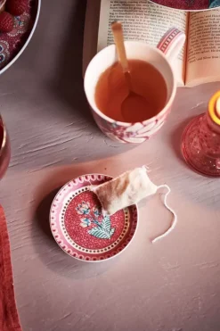 Pip Studio Flower Festival Theetip Donker Roze Sale